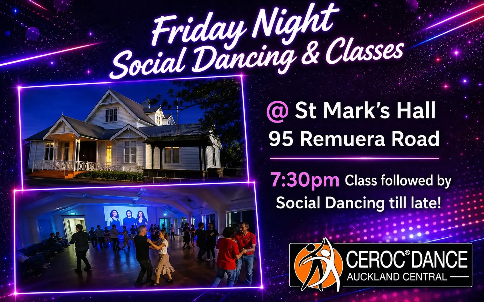 Ceroc Friday Social Dance & Classes
