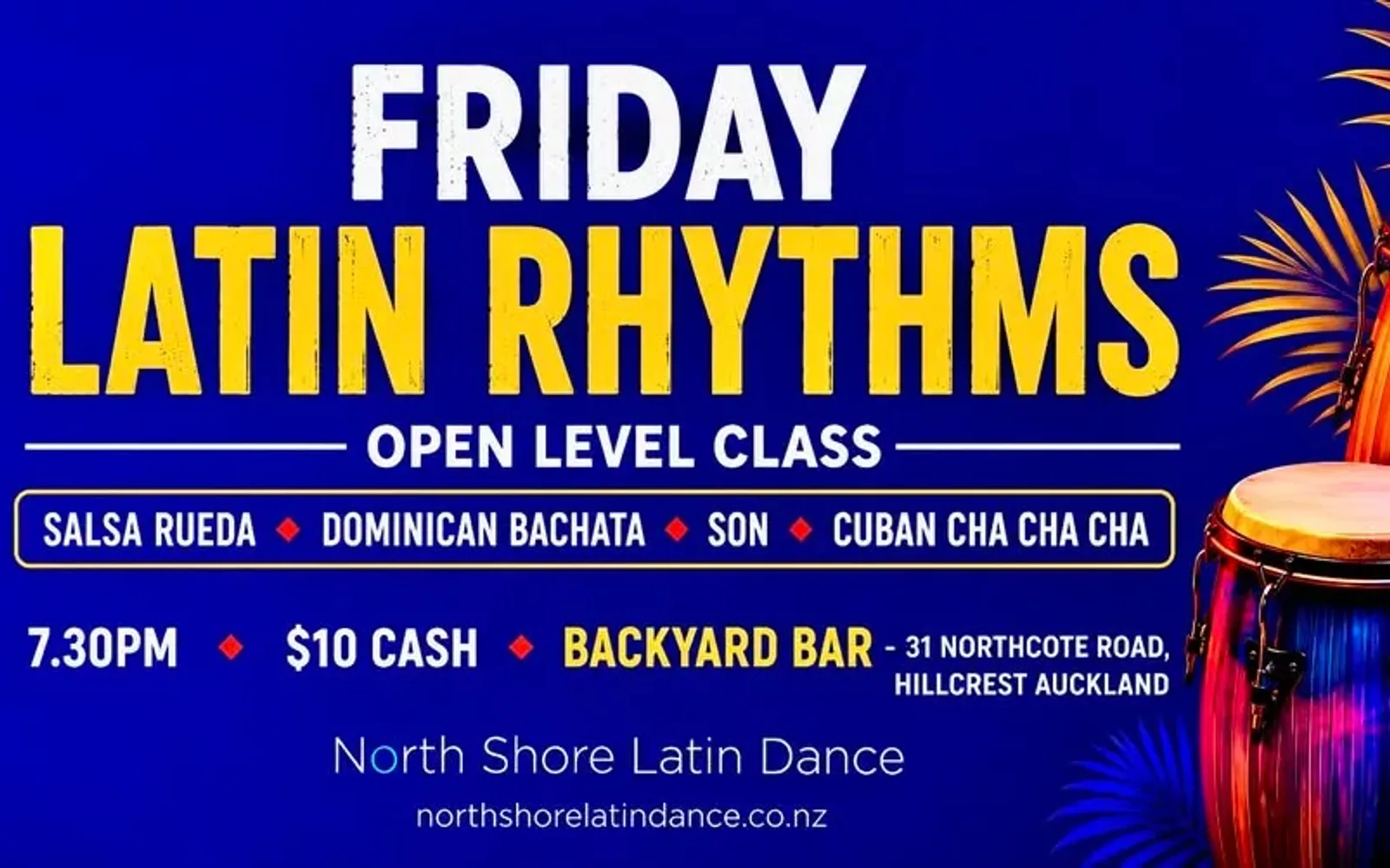 Friday Latin Rhythms Class